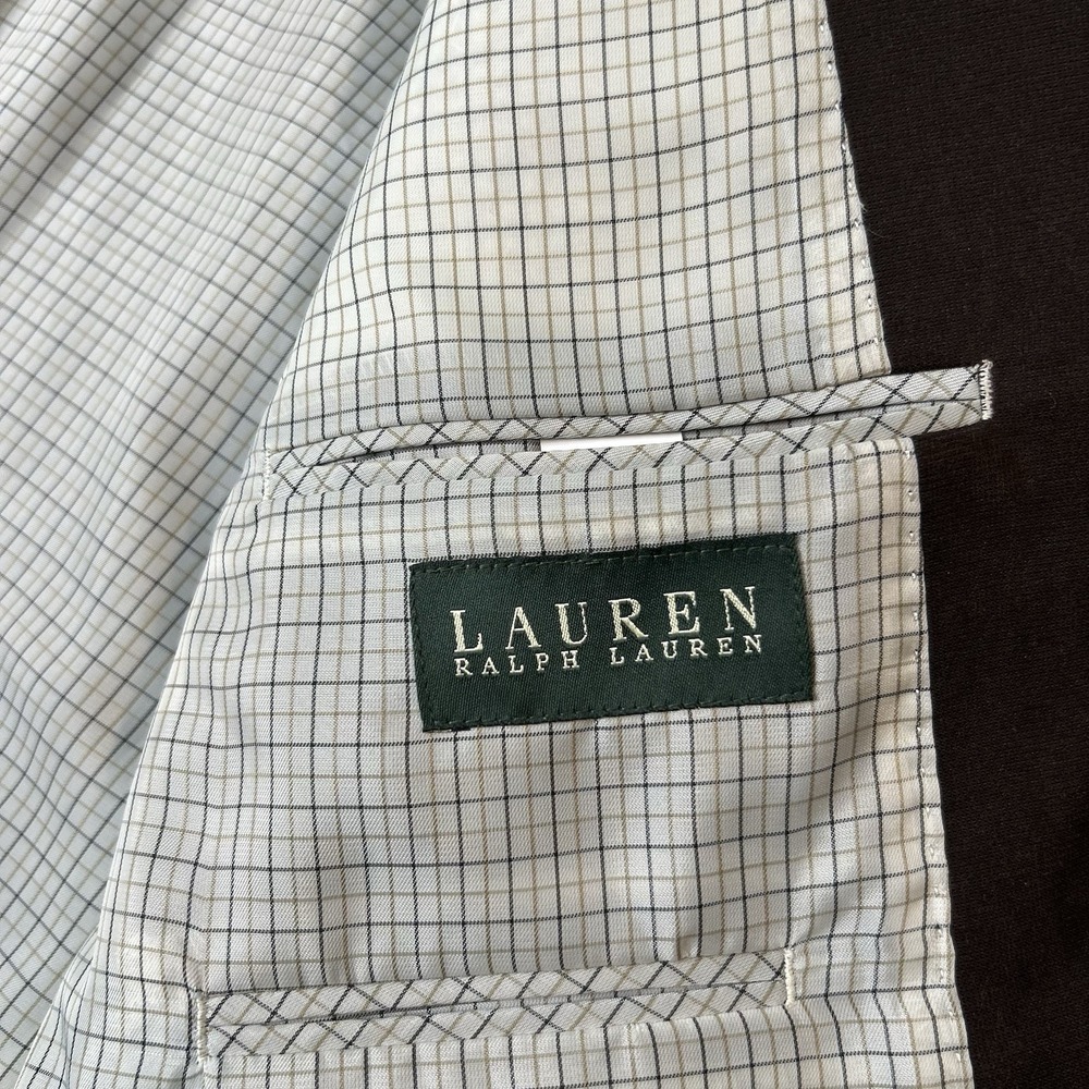 Lauren Ralph Lauren Golf Blazer Color Brown Preppy College Men's Size Large 46 L - Picture 3 of 16